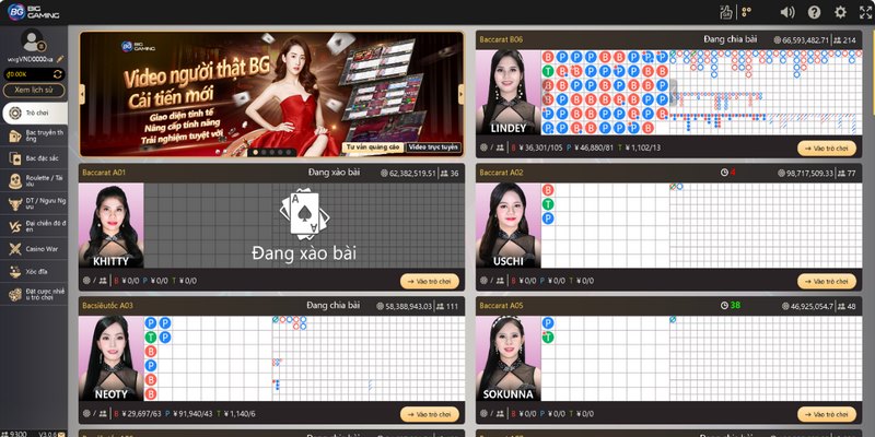 Casino tại Bsport hấp dẫn người chơi bởi hệ thống game bài đa dạng