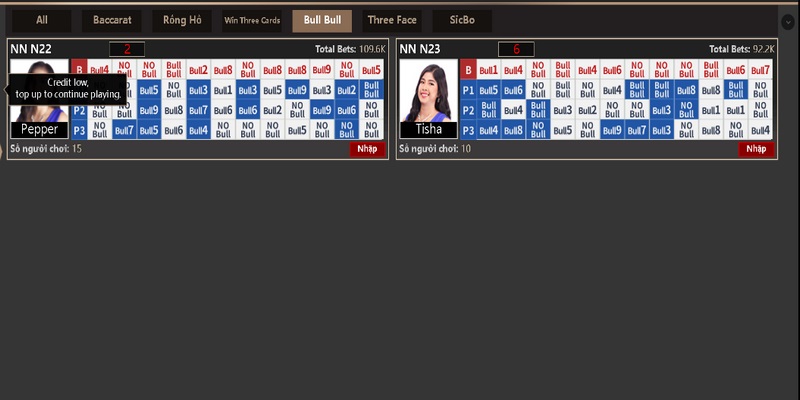 Những tựa game bài hot hit tại sảnh Casino nhà cái Bsports