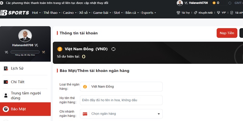 Cách nạp tiền qua ứng dụng Internet Banking vô cùng nhanh chóng